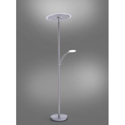 Paul Neuhaus 673-55 - Lampada da terra dimmerabile a LED ARTUR 2xLED/21W/230V+1xLED/6W cromo lucido