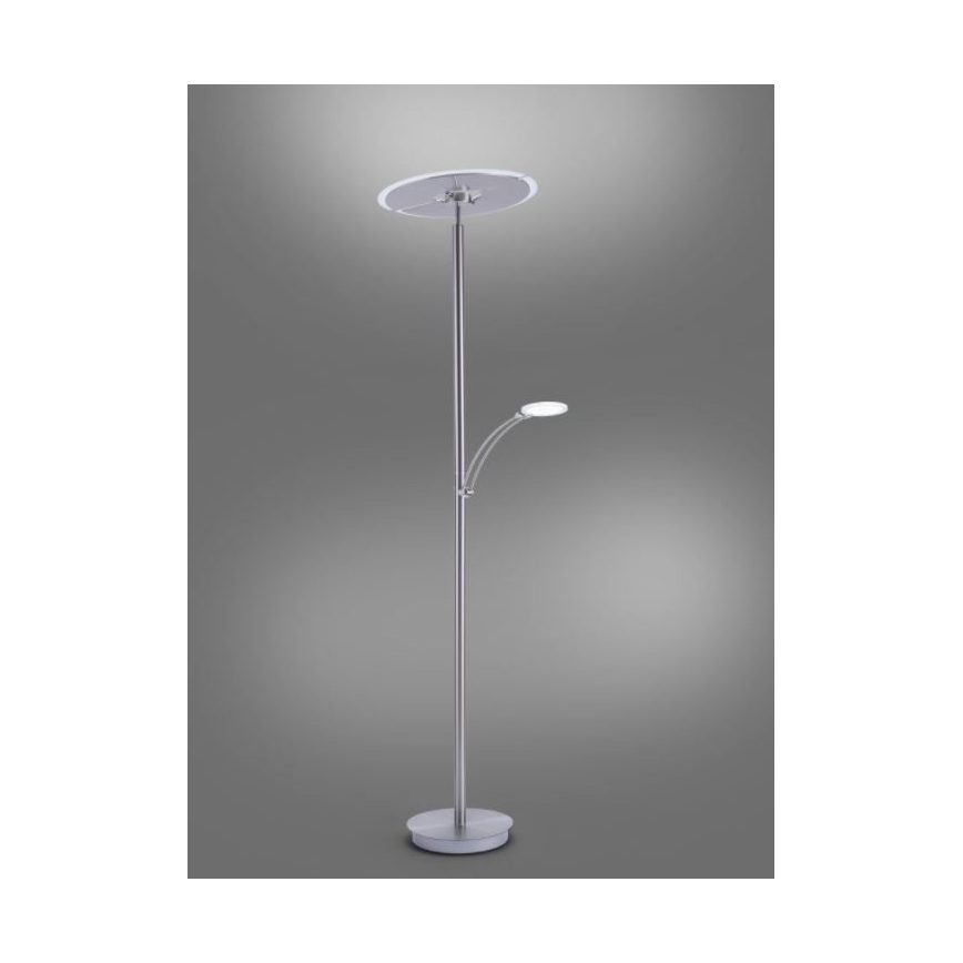 Paul Neuhaus 673-55 - Lampada da terra dimmerabile a LED ARTUR 2xLED/21W/230V+1xLED/6W cromo lucido