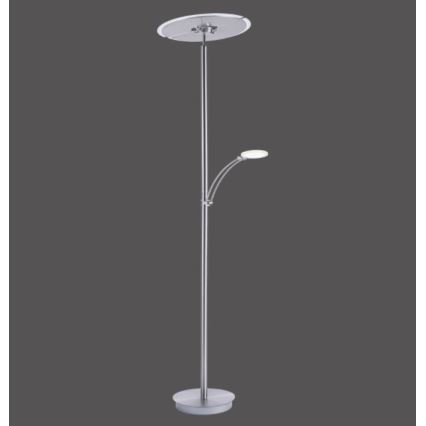 Paul Neuhaus 673-55 - Lampada da terra dimmerabile a LED ARTUR 2xLED/21W/230V+1xLED/6W cromo lucido