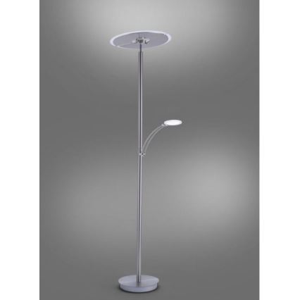Paul Neuhaus 673-55 - Lampada da terra dimmerabile a LED ARTUR 2xLED/21W/230V+1xLED/6W cromo lucido
