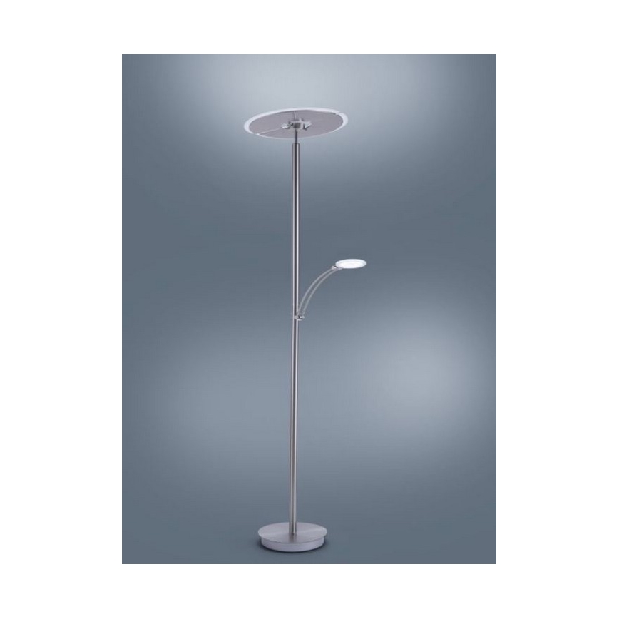Paul Neuhaus 673-55 - Lampada da terra dimmerabile a LED ARTUR 2xLED/21W/230V+1xLED/6W cromo lucido