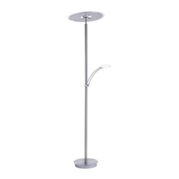 Paul Neuhaus 673-55 - Lampada da terra dimmerabile ARTUR 2xLED/21W/230V+LED/6W cromo lucido