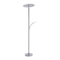 Paul Neuhaus 673-55 - Lampadaire à intensité variable ARTUR 2xLED/21W/230V+1xLED/6W chrome brillant
