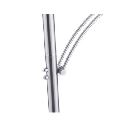 Paul Neuhaus 673-55 - Lampadaire sur pied LED dimmable ARTUR 2xLED/21W/230V+LED/6W chrome brillant