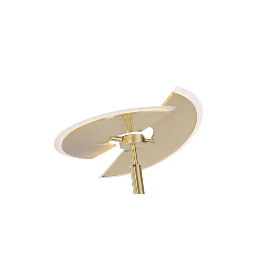 Paul Neuhaus 673-60 - Lampadaire LED à intensité variable ARTUR 2xLED/21W/230V+1xLED/6W/230V doré
