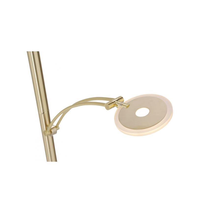 Paul Neuhaus 673-60 - Lampadaire LED à intensité variable ARTUR 2xLED/21W/230V+1xLED/6W/230V doré