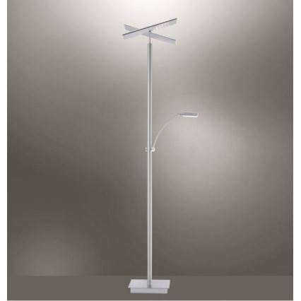 Paul Neuhaus 687-55 - Lampadaire sur pied LED dimmable ARTUR 2xLED/27W + LED/6W