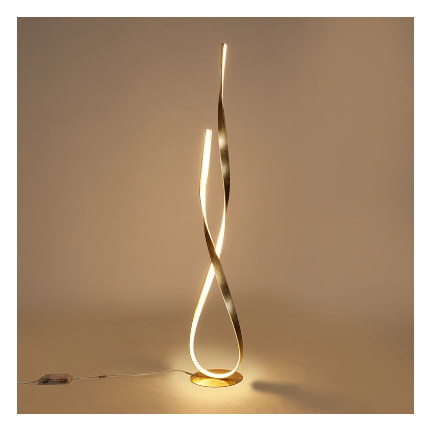 Paul Neuhaus 720-12 - Lampe sur pied LED à intensité variable LINDA LED/27W/230V doré