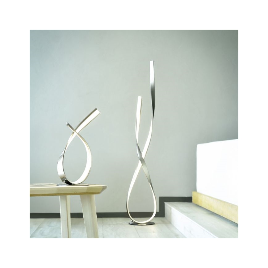 Paul Neuhaus 720-55 - Dimmbare LED-Stehleuchte LINDA LED/27W/230V glänzendes Chrom