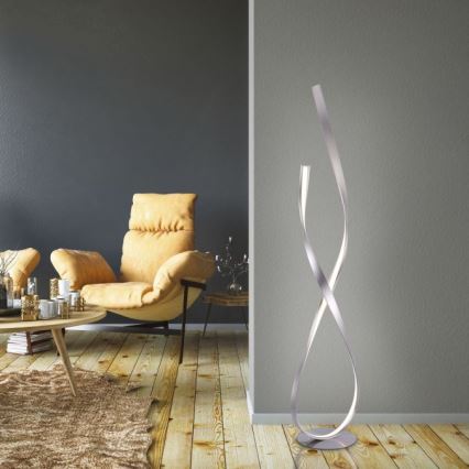 Paul Neuhaus 720-55 - Lampadaire à intensité variable LINDA LED/27W/230V chrome brillant