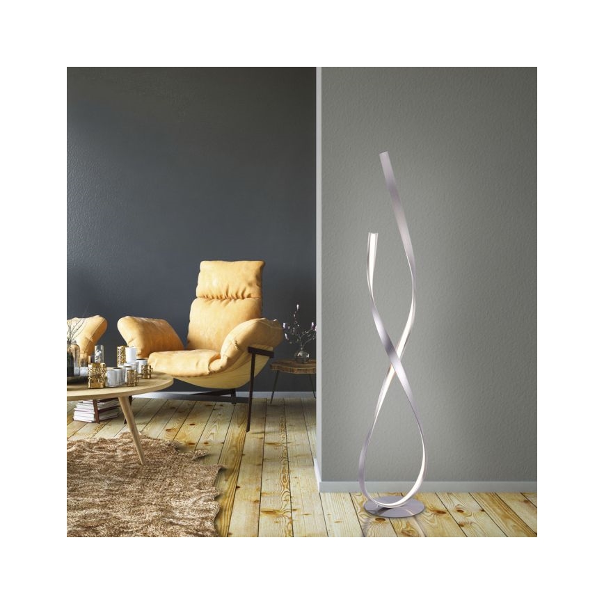 Paul Neuhaus 720-55 - Lampadaire à intensité variable LINDA LED/27W/230V chrome brillant