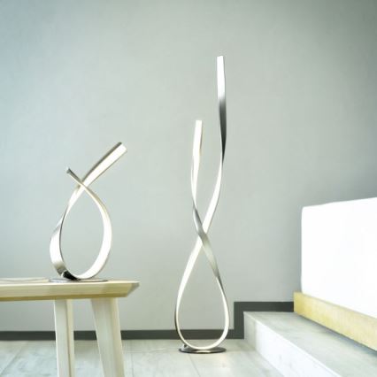 Paul Neuhaus 720-55 - Lampadaire à intensité variable LINDA LED/27W/230V chrome brillant