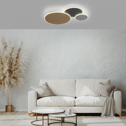 Paul Neuhaus 8007-70 - Dimmbare LED-Deckenleuchte Q-PIATO LED/35W/230V 2700-5000K Wi-Fi + Fernbedienung