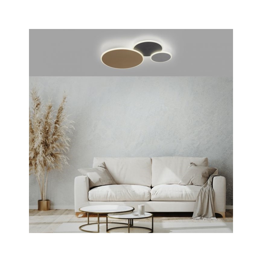 Paul Neuhaus 8007-70 - Dimmbare LED-Deckenleuchte Q-PIATO LED/35W/230V 2700-5000K Wi-Fi + Fernbedienung