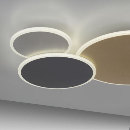 Paul Neuhaus 8007-70 - Plafonnier à intensité variable Q-PIATO LED/35W/230V 2700-5000K Wi-Fi + télécommande