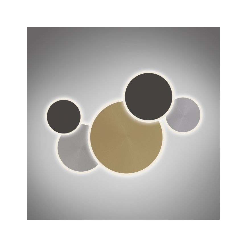 Paul Neuhaus 8008-70 - Plafonnier à intensité variable Q-PIATO LED/49W/230V 2700-5000K Wi-Fi + télécommande