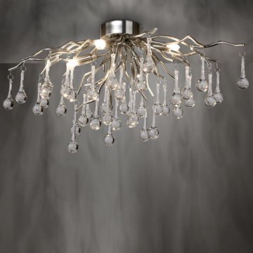Paul Neuhaus 8090-55 - Lampadario a plafone ICICLE 4xG9/40W/230V