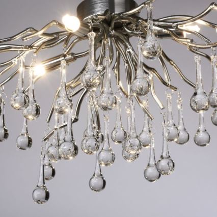 Paul Neuhaus 8090-55 - Plafonnier ICICLE 4xG9/40W/230V 30x60 cm chrome brillant