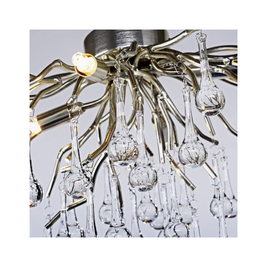 Paul Neuhaus 8090-55 - Plafonnier ICICLE 4xG9/40W/230V 30x60 cm chrome brillant