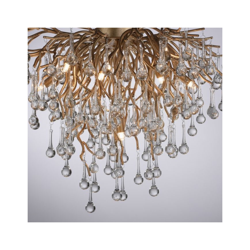 Paul Neuhaus 8091-11 - Lampadario a plafone ICICLE 9xG9/40W/230V