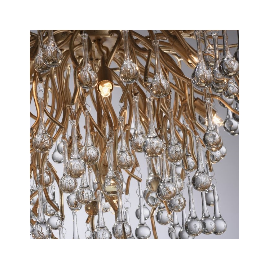 Paul Neuhaus 8091-11 - Lampadario a plafone ICICLE 9xG9/40W/230V