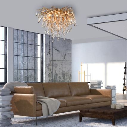 Paul Neuhaus 8091-11 - Plafonnier ICICLE 9xG9/40W/230V