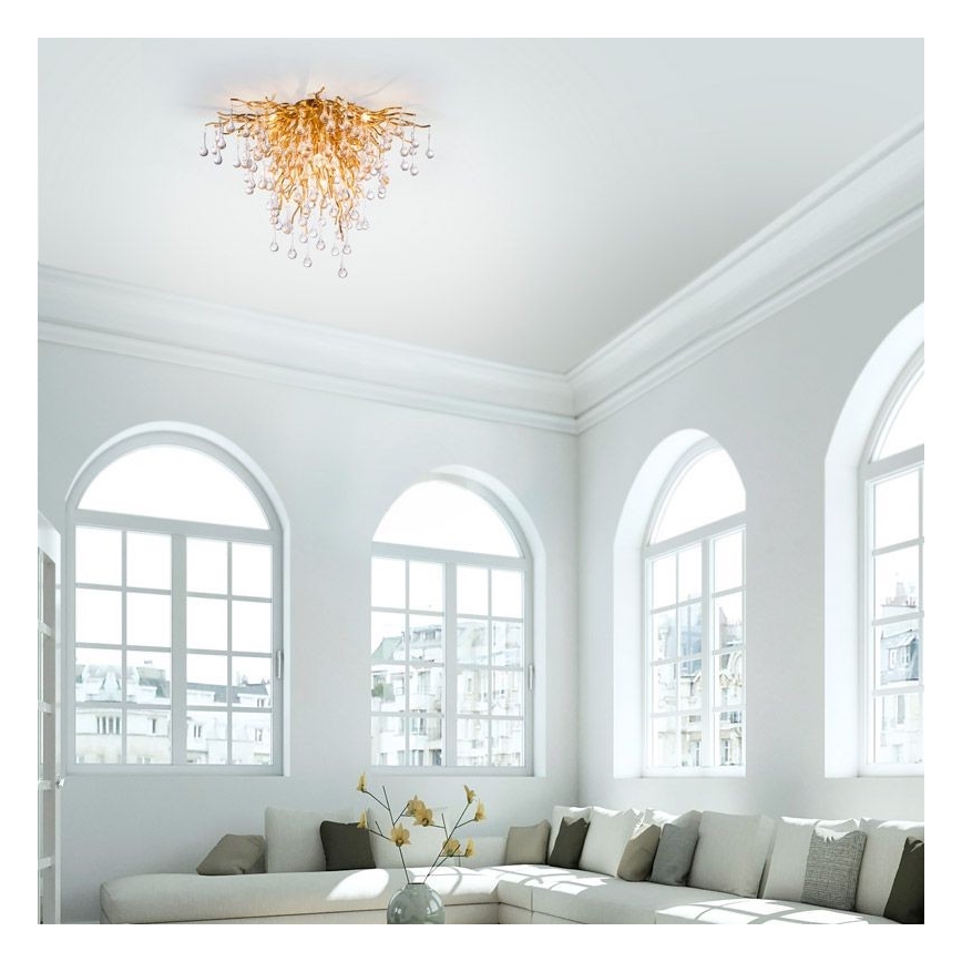 Paul Neuhaus 8091-11 - Plafonnier ICICLE 9xG9/40W/230V