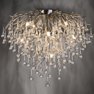 Paul Neuhaus 8091-55 - Lampadario a plafone ICICLE 9xG9/40W/230V