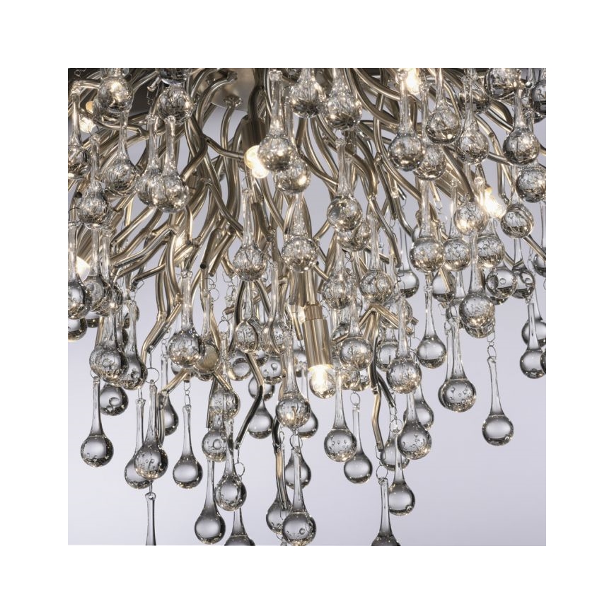 Paul Neuhaus 8091-55 - Lampadario a plafone ICICLE 9xG9/40W/230V