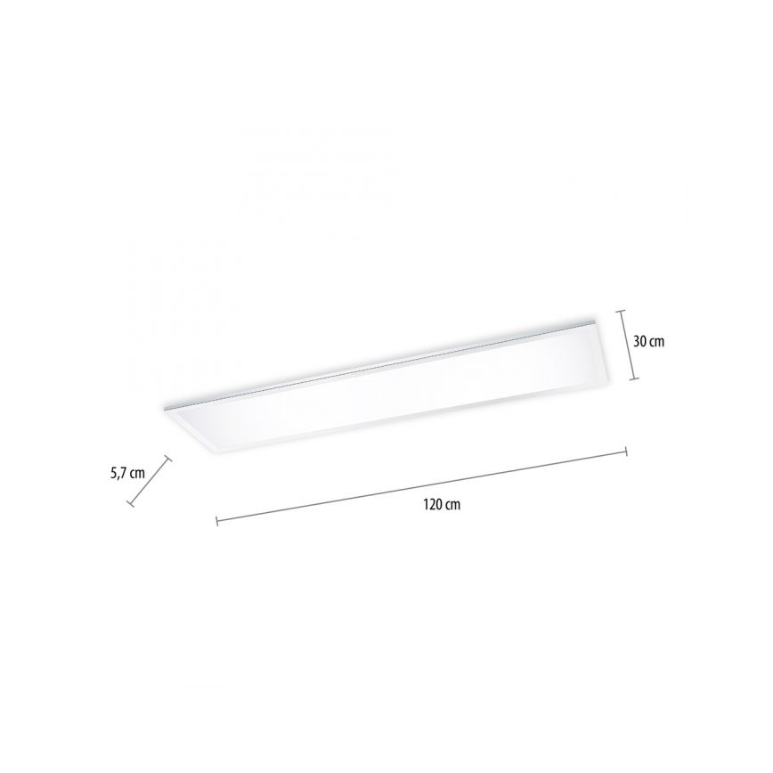 Paul Neuhaus 8112-17 - Panneau monté en surface LED à intensité variable FLAG LED/35W/230V