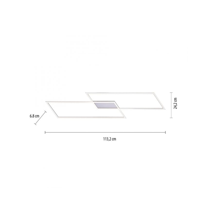 Paul Neuhaus 8194-55 - Plafonnier LED à intensité variable INIGO 2xLED/20W/230V