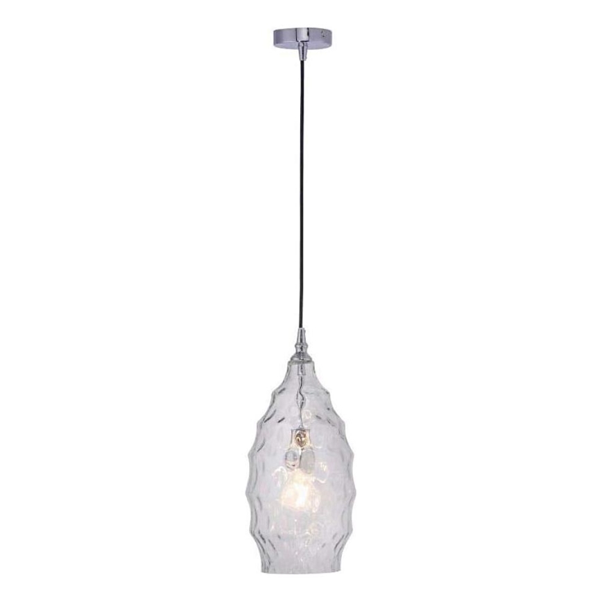 Paul Neuhaus 8267-00 - Lampadario a sospensione con filo SCARLETT 1xE27/60W/230V diametro 19 cm limpido