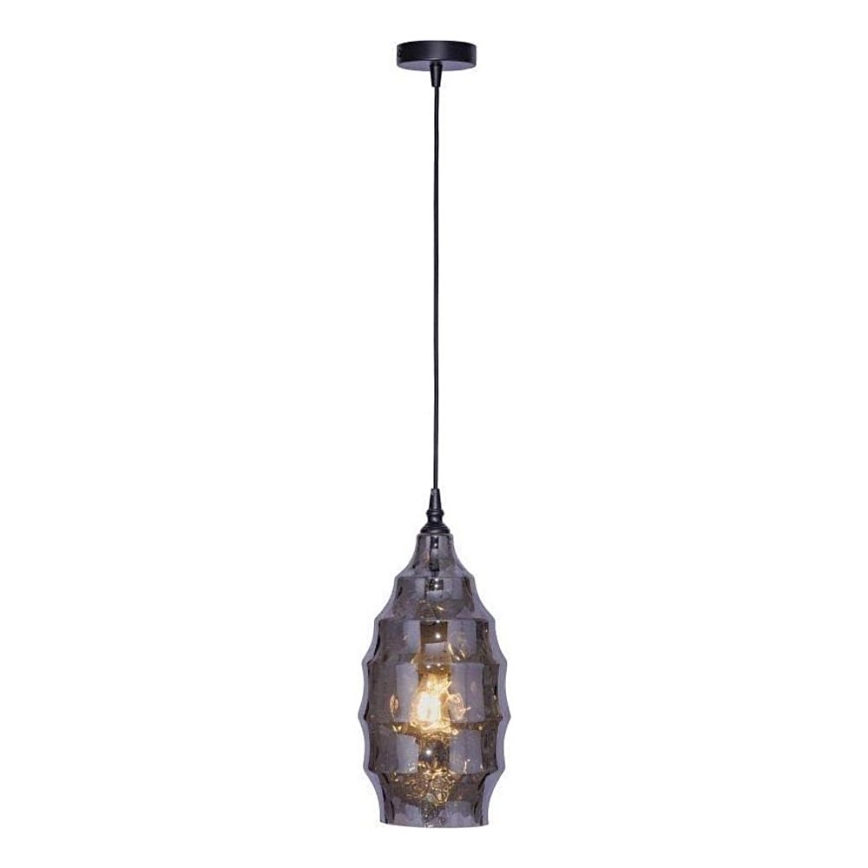 Paul Neuhaus 8267-25 - Lampadario a sospensione con filo SCARLETT 1xE27/60W/230V diametro 19 cm nero