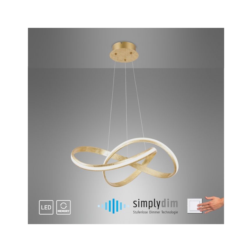Paul Neuhaus 8291-12 - Lampadario a sospensione con filo LED dimmerabile MELINDA LED/30W/230V
