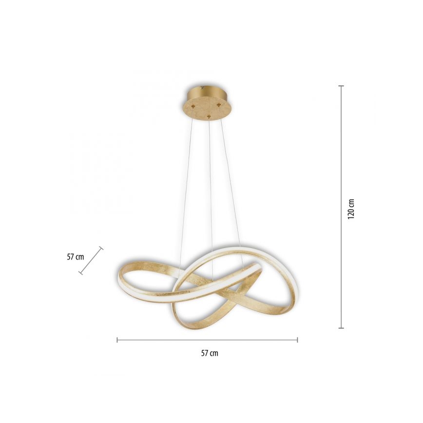 Paul Neuhaus 8291-12 - Suspension filaire à intensité variable MELINDA LED/30W/230V