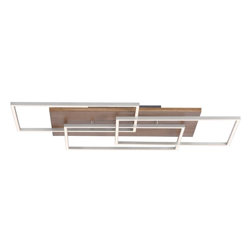 Paul Neuhaus 8330-79 - Dimmbare LED-Aufbauleuchte PALMA 3xLED/12W/230V Kiefer + Fernbedienung