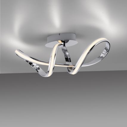 Paul Neuhaus 8331-17 - Plafonnier à intensité variable MELINDA LED/30W/230V chrome brillant