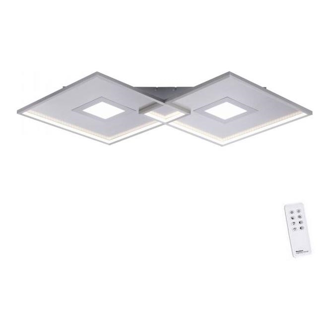 Paul Neuhaus 8378-55 - Dimmbare LED-Deckenleuchte AMARA LED/45W/230V glänzendes Chrom + Fernbedienung