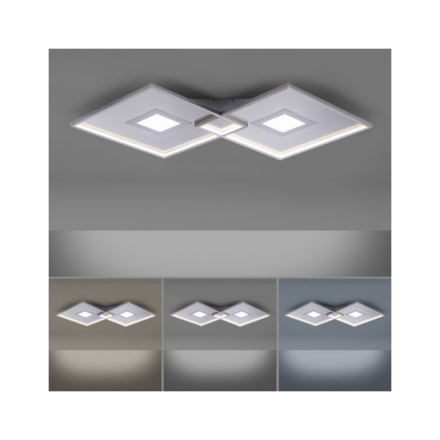 Paul Neuhaus 8378-55 - Plafoniera LED dimmerabile AMARA LED/45W/230V cromo lucido + telecomando