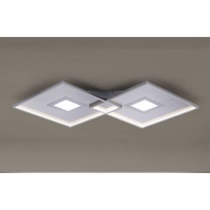 Paul Neuhaus 8378-55 - Plafonnier à intensité variable AMARA LED/45W/230V chrome brillant + télécommande