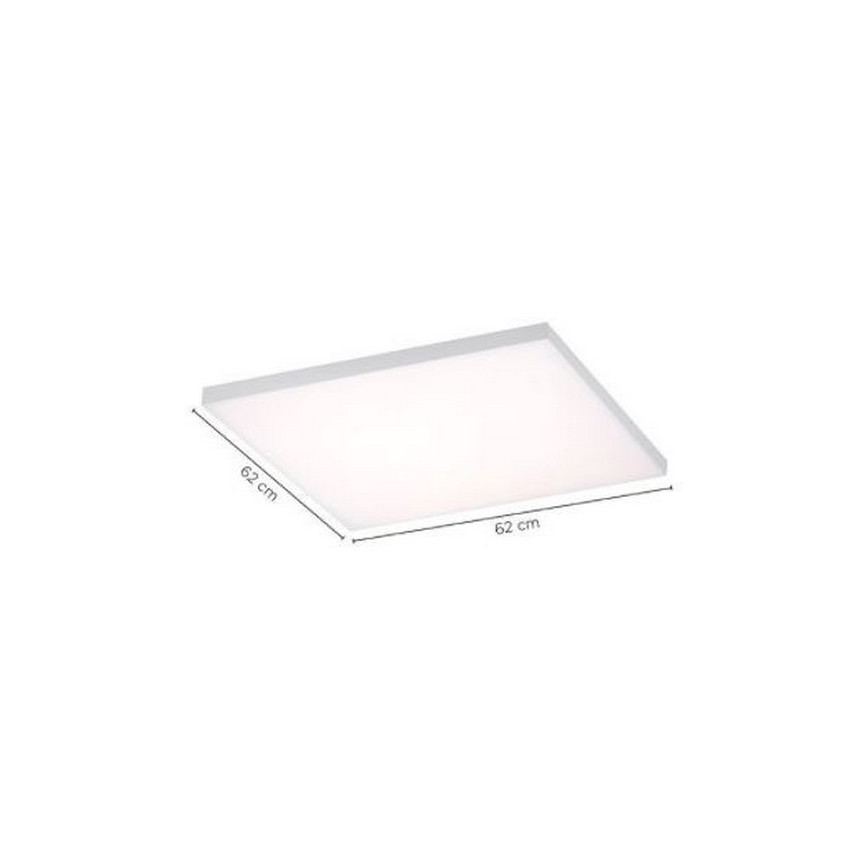 Paul Neuhaus 8492-16 - Panneau monté en surface LED à intensité variable FRAMELESS LED/35W/230V + télécommande