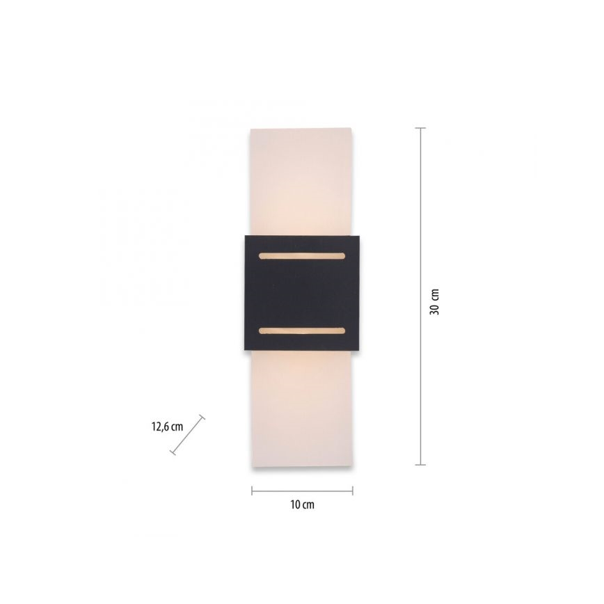 Paul Neuhaus 9007-13 - Applique ORMA 1xG9/40W/230V nero