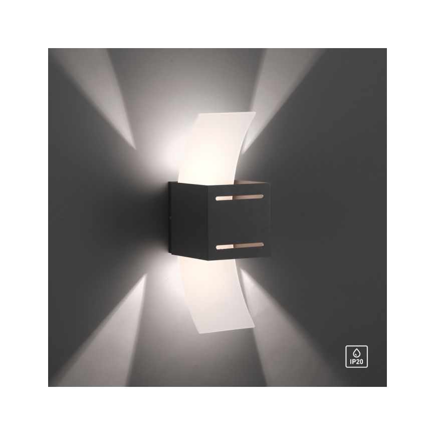 Paul Neuhaus 9007-13 - Wandleuchte ORMA 1xG9/40W/230V schwarz