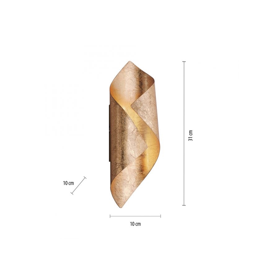 Paul Neuhaus 9030-12 - Applique murale NEVIS LED/6W/230V dorée