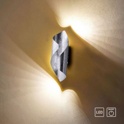 Paul Neuhaus 9030-21 -  Applique LED NEVIS LED/6W/230V argento