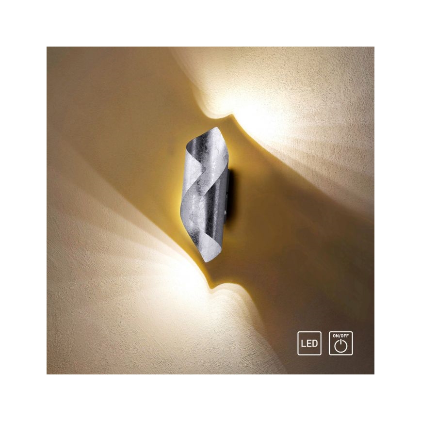 Paul Neuhaus 9030-21 - Applique murale NEVIS LED/6W/230V argentée