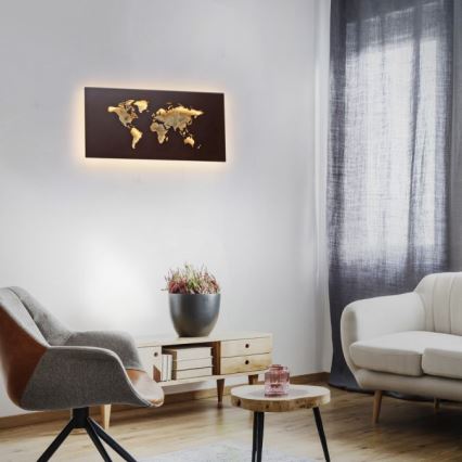 Paul Neuhaus 9056-48 - LED Lampada decorativa da parete MAP LED/25W/230V 3000K