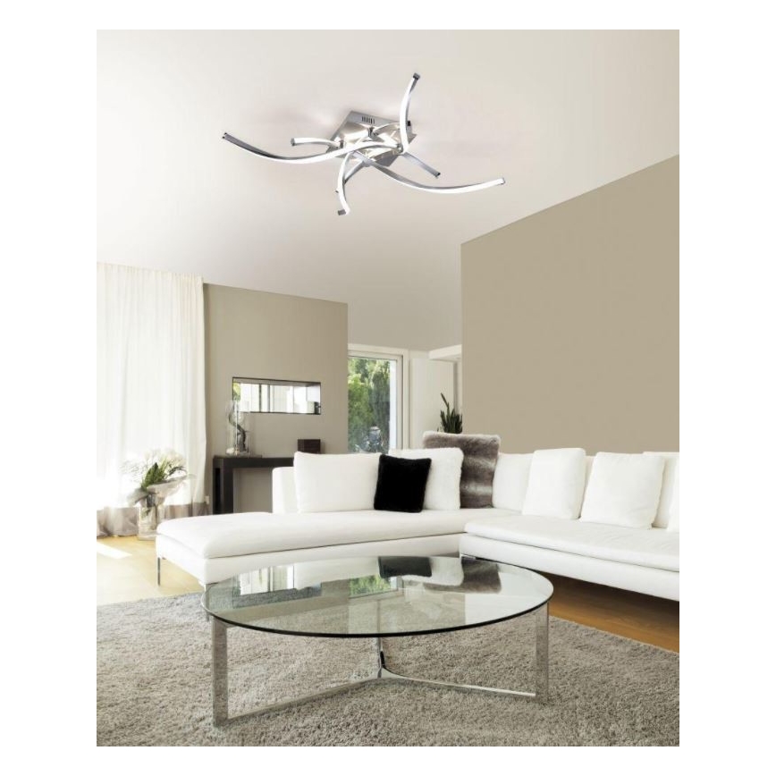 Paul Neuhaus 9144-55 - Lustre monté en surface à intensité variable POLINA LED/10,2W/230V