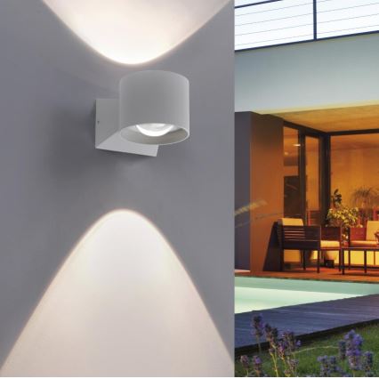 Paul Neuhaus 9441-21 - Applique murale d'extérieur TIMO 2xLED/2W/230V IP54