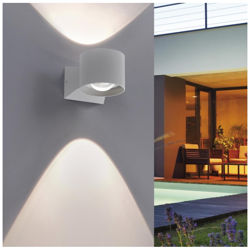 Paul Neuhaus 9441-21 - Applique murale d'extérieur TIMO 2xLED/2W/230V IP54